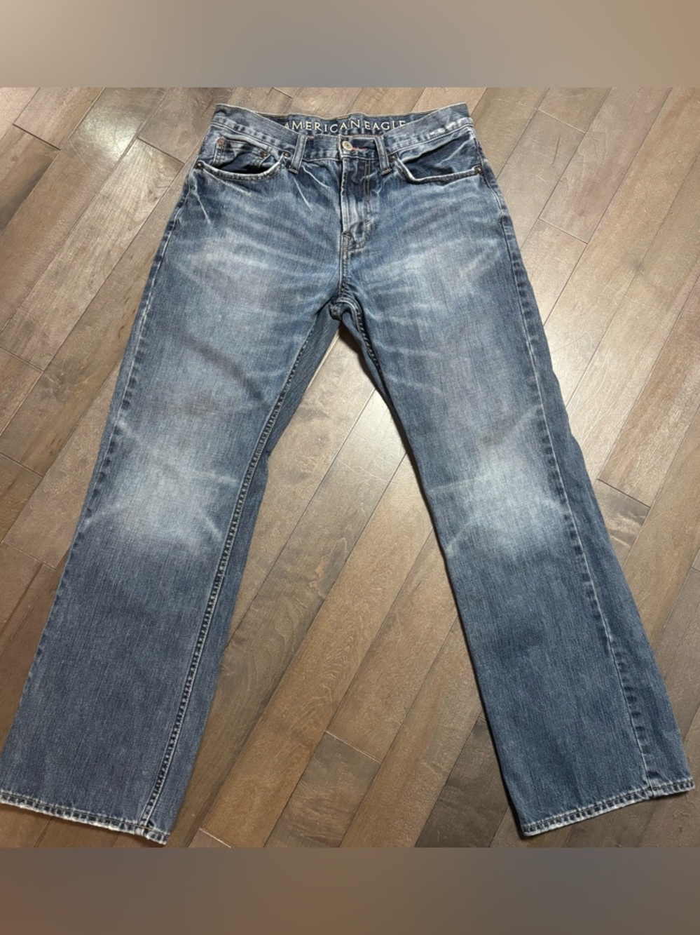 American Eagle Bootcut Jeans Men 31x30 Mid Rise Medium Wash Denim